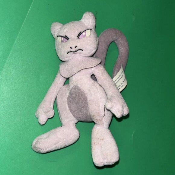 Pokemon #150 MEWTWO Plush HASBRO 1998 Nintendo STUFFED ANIMAL Toy 6" vintage N6 - Picture 2 of 6